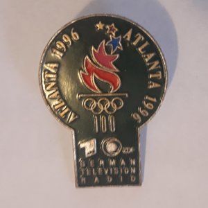 1996 Olympic Pin 10 ZDF German TV Radio Atlanta